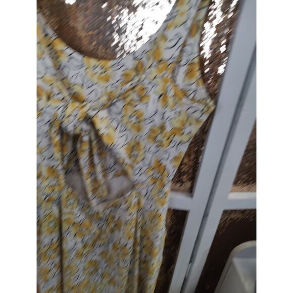 Pact Yellow Floral Midi Dress - Picture 7 of 15